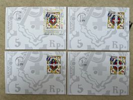 FDC NABA St Gallen 2000 + Varianten illustriert ohne Adresse