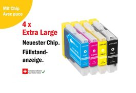 LC-970 XL 1000 XL – kompat. Drucker-Patronen Brother 1x4)