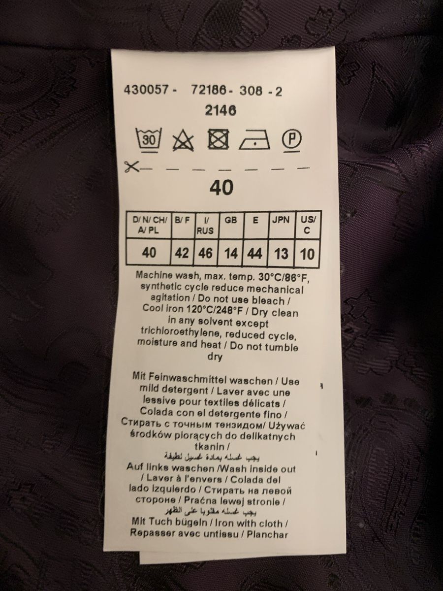Gerry Weber Giacche: Gerry Weber Samt-Blazer, Lila, Gr. 40 – Usato da Oberstocken venduto da Janu88 1