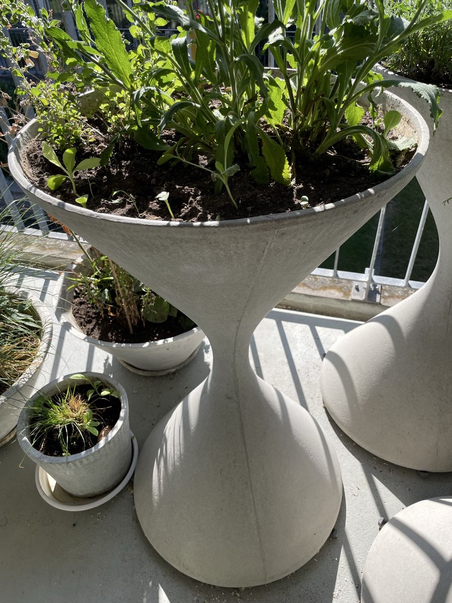 Eternit Vasi per fiori: 3 Guhl Spindeln, Diabolo – Usato da Zürich venduto da Punkt... 1