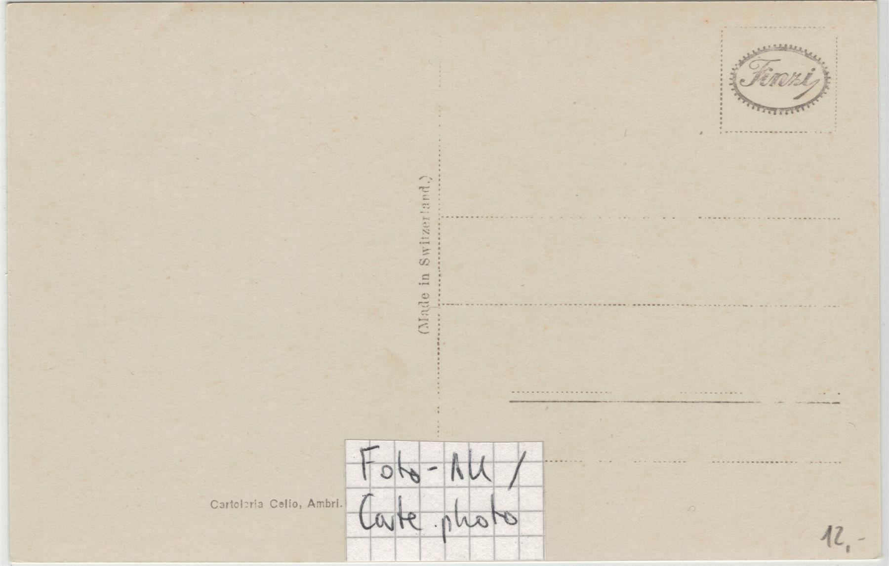 Cartoline postali: TI 47 PIOTTA – Nuovo (secondo la descrizione) da Fribourg venduto da philafri 1