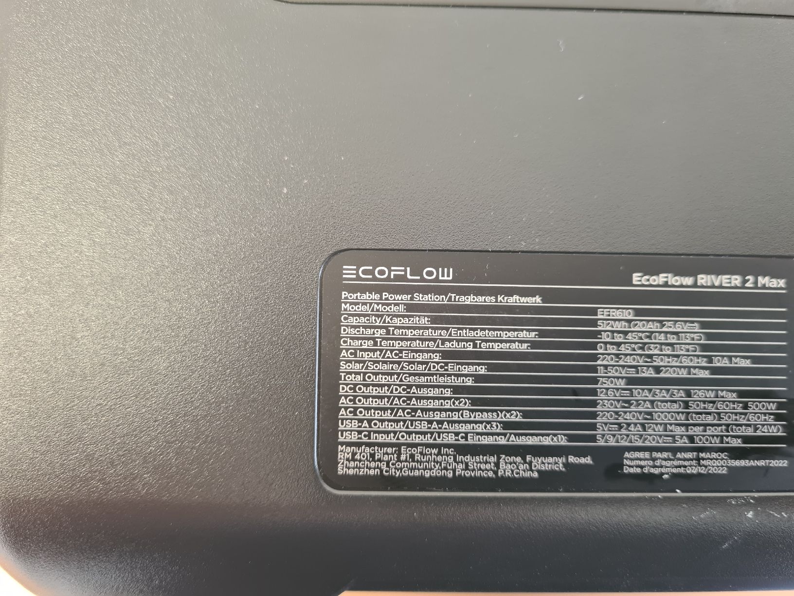 Ecoflow Batterie: EcoFlow RIVER 2 Max Powerstation 512Wh – Nuovo (secondo la descrizione) da Pfäffikon ZH venduto da Sth1511 2