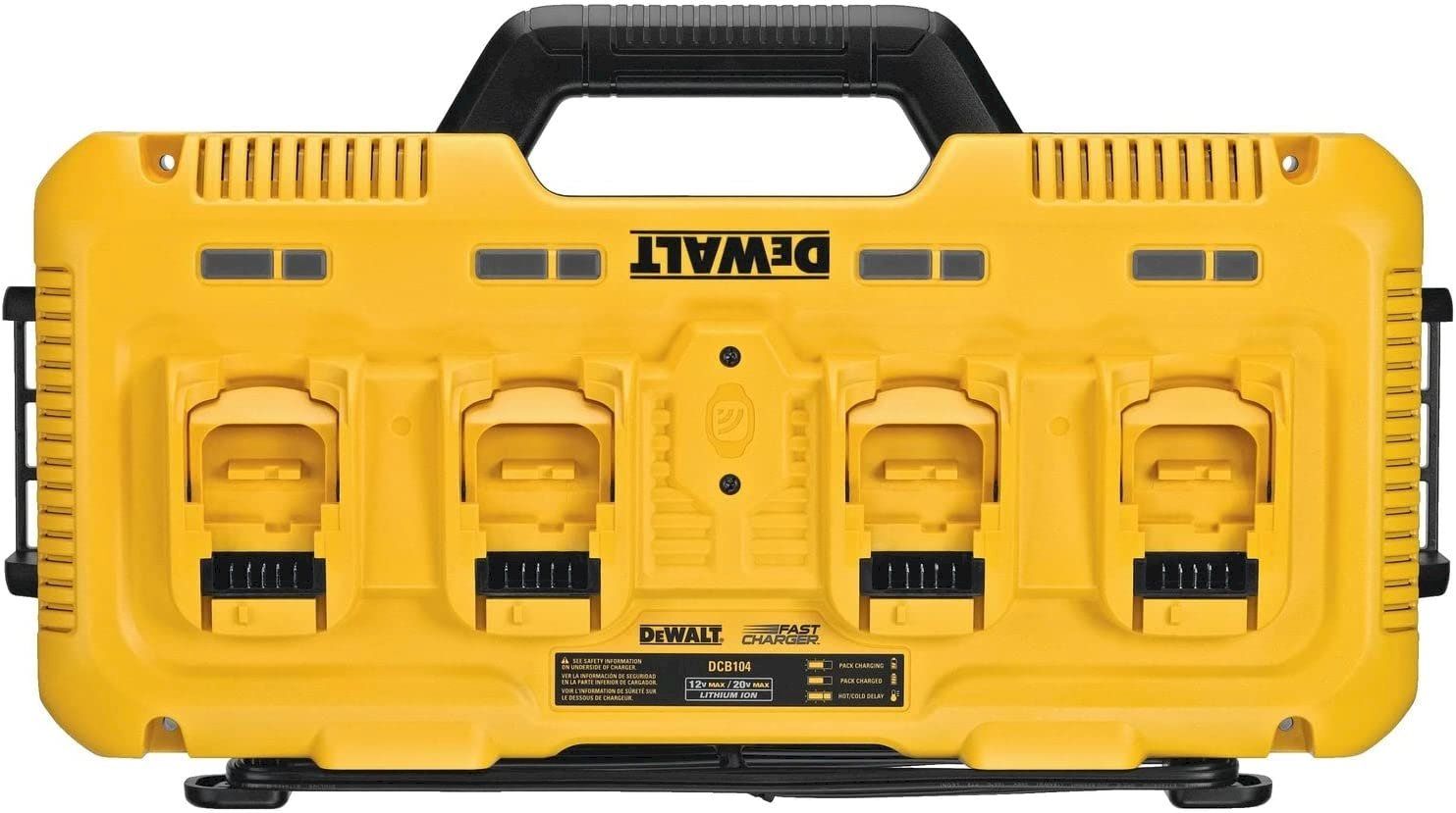 Dewalt Chargements: DeWalt Vierfach-Schnelladegerät DCB104QW – Neuf avec emballage d'origine à Bottighofen par zaap 1