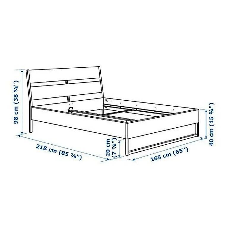 Letti: Gratis: IKEA TRYSIL Bettgestell/Lattenrost/Matratze – Usato da Luzern venduto da her_8zt9 3
