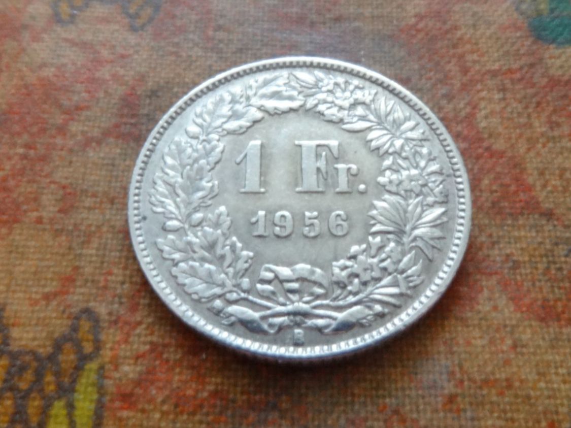 Tutti le monete: 1 Fr. 1956  (Y) – Usato da Romanel-sur-Lausanne venduto da Swift13
