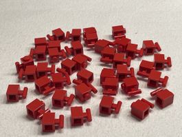 LEGO 40 Rote Steine mit Hacke