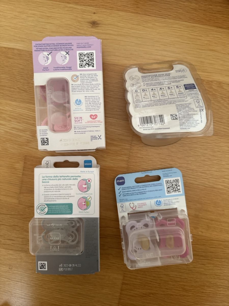 Mam Nuggis & Nuggiketten: MAM Schnuller und Sauger Neu – Neu und originalverpackt aus Mellingen von vic_dq7j 1