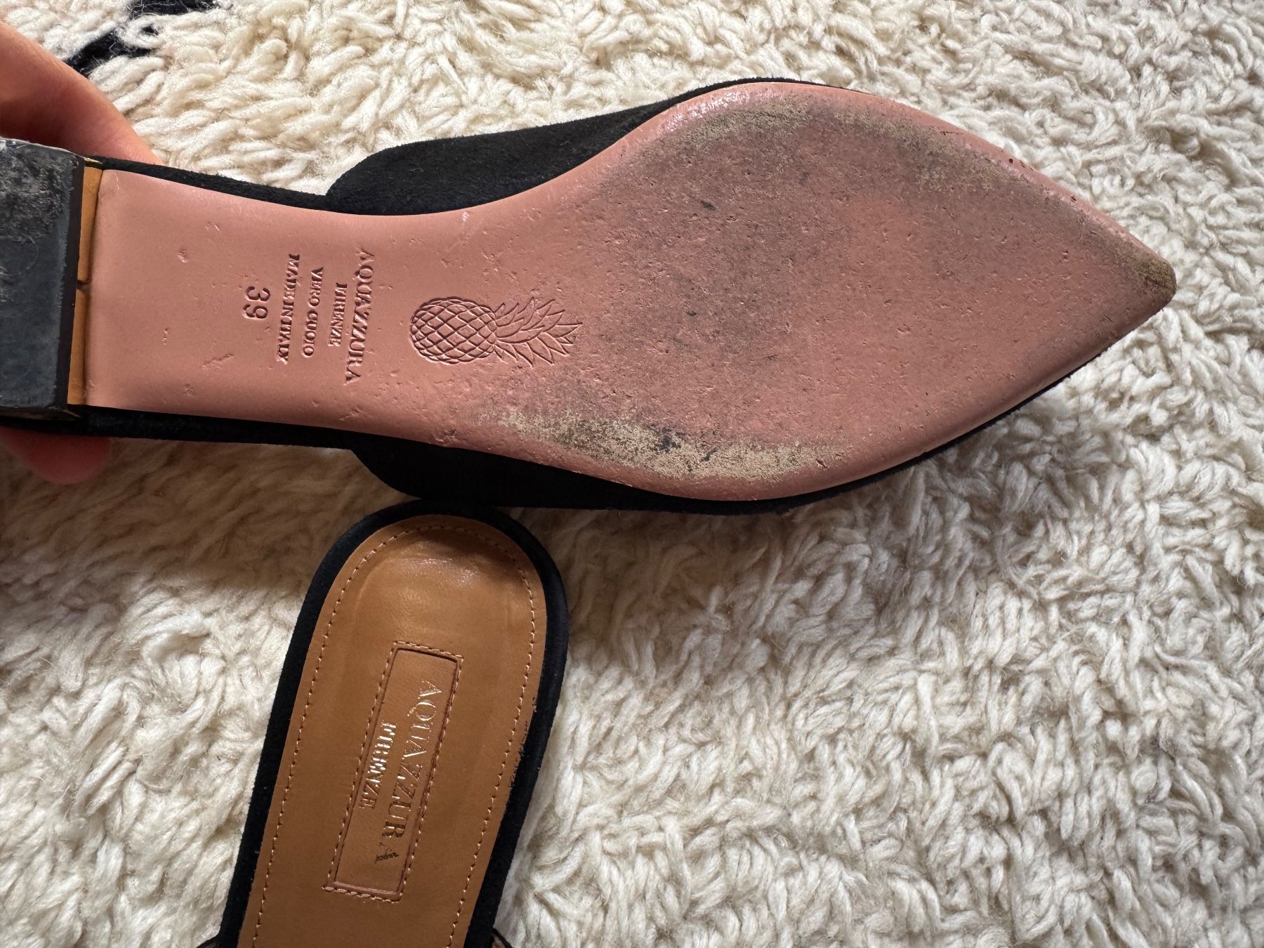 Aquazzura Damenschuhe: Aquazzura Mules, schwarz, Gr. 39 – Gebraucht aus Wädenswil von Sandarina_90 2