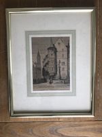 Antiker Stich - Schaffhausen - Altes Zentrum - Goldrahmen