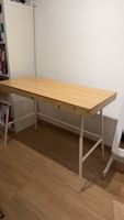 Schreibtisch IKEA LILLASEN Bambus 102x49 cm akzeptabel