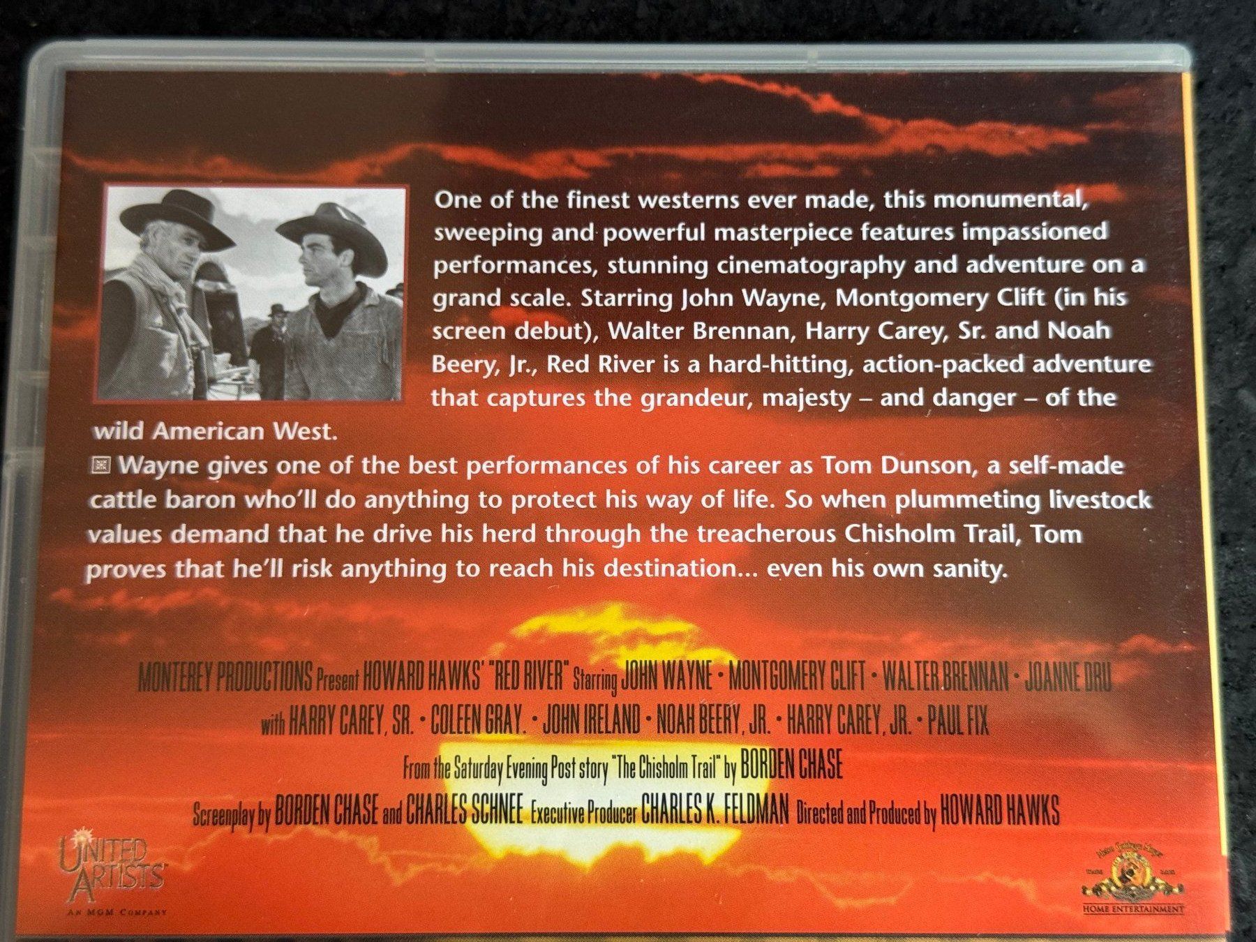 Tutti i DVDs: RED RIVER Western DVD EN John Wayne - Montgomery Clift – Usato da Fribourg venduto da tschjoly 2