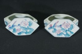 Paar hübsche Asia Porzellan Dösli