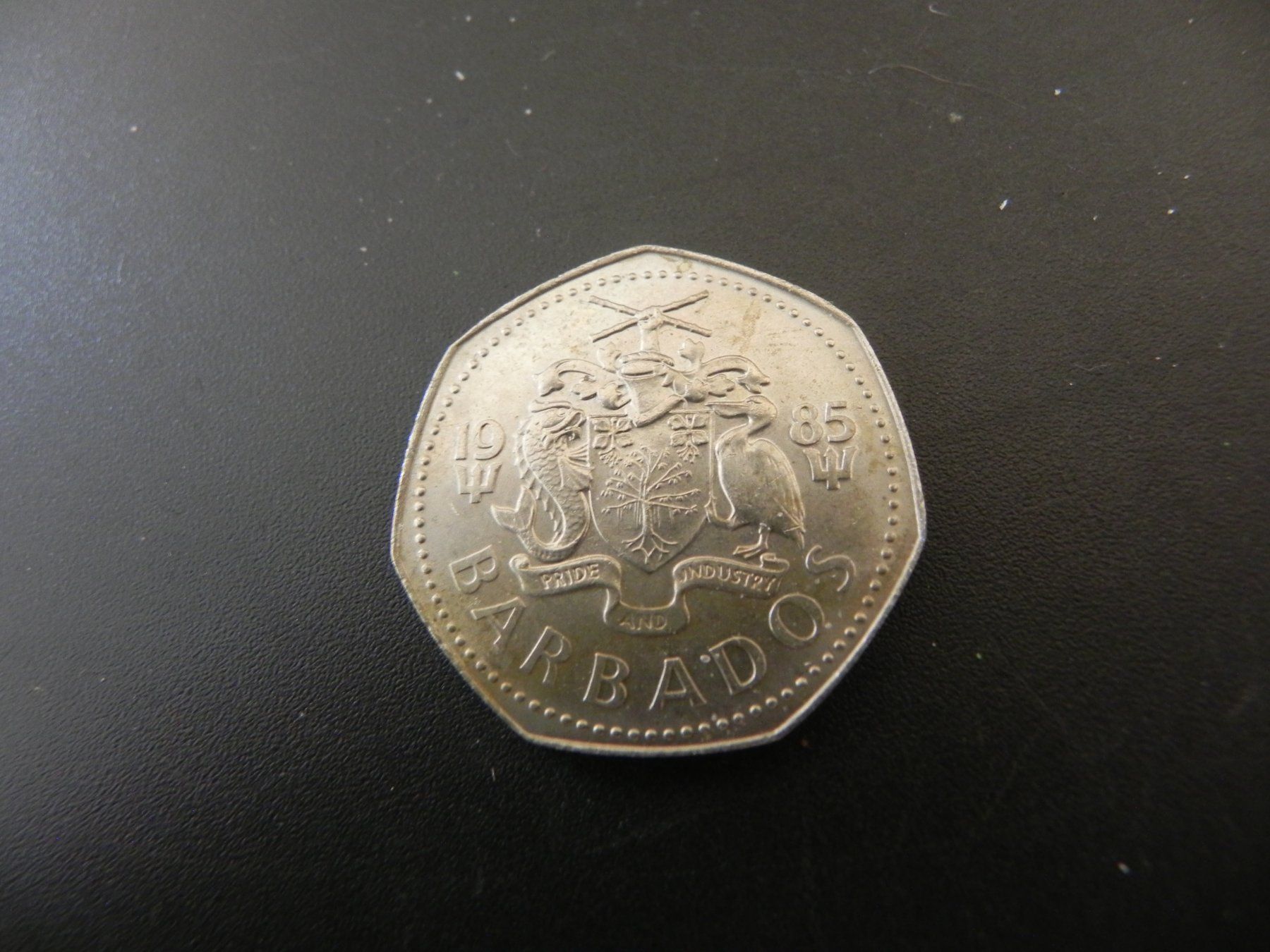 Alle Münzen: Barbados 1 Dollar 1985 – Gebraucht aus Biel/Bienne von Gogolozi 1