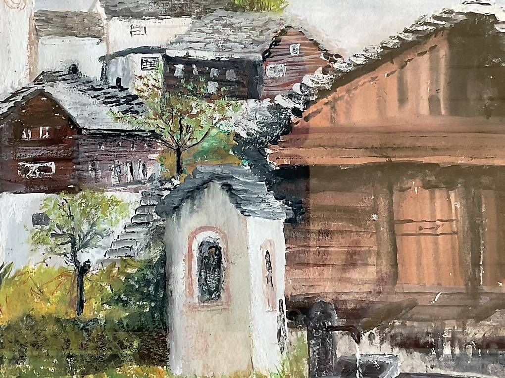 Gemälde: Quadro  Bosco Gurin – Gebraucht aus Gudo von ele_7h2r 2