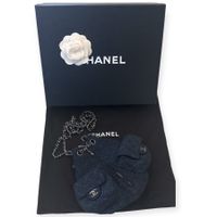 Chanel Rucksack Marineblau Tweed Top Zustand wie Neu!