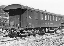 Dreiachsiger Personenwagen B 8301....8559
