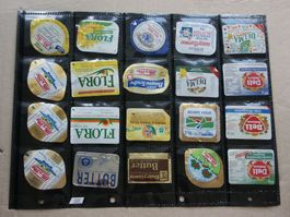 40  Verschiedene  Butterdeckeli
