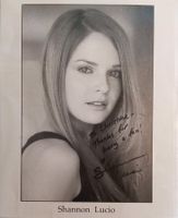 Shannon Lucio Autogramm signiert Foto 20x25cm