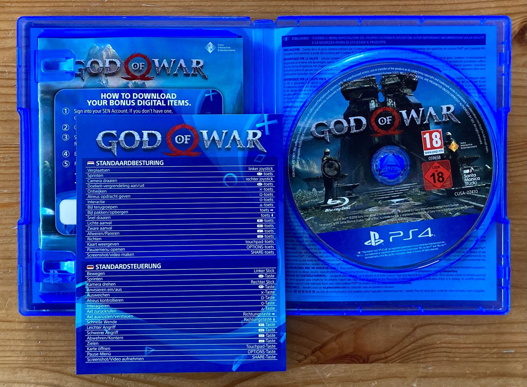 God Of War Édition Limitée PS4 - Complet PAL FR - Très Bon état - Sony PlayStation 4