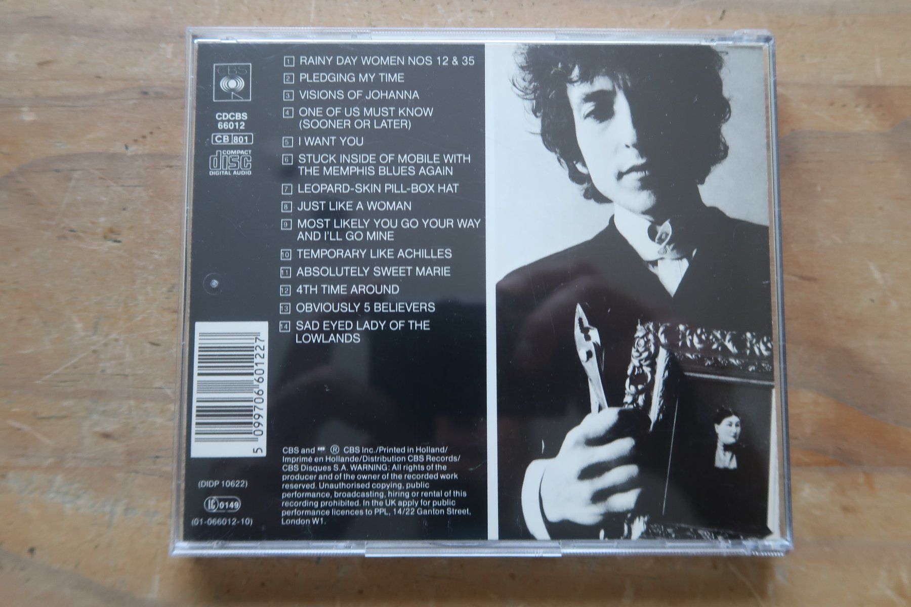 CDs: BOB DYLAN - BLONDE ON BLONDE - CD – Gebraucht aus Basel von Patiscat 1