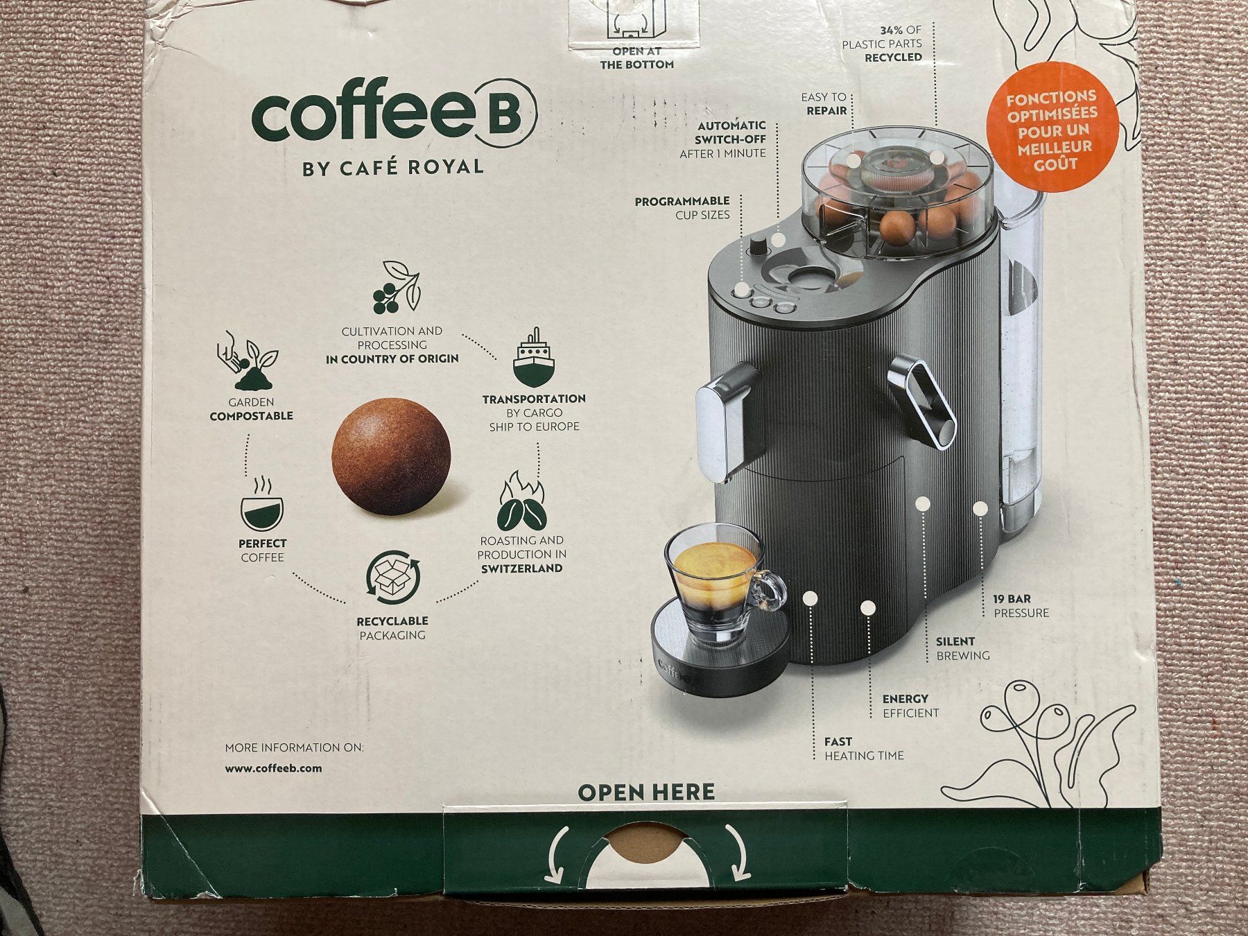 Coffee B Macchine per caffè & Macchine per espresso: Coffee B Kaffemaschine, neu, schwarz – Usato da Lütisburg venduto da wiesenpippau 1