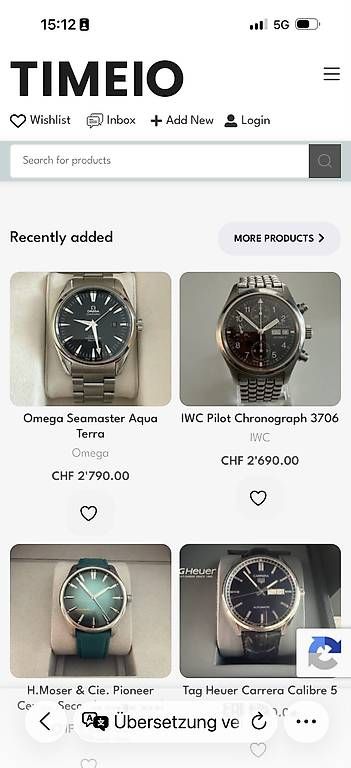 Omega Montres: Omega Seamaster Aqua Terra – D'occasion à Zürich par timeio-swapwatch 9