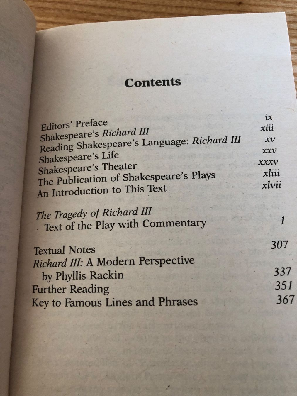 Libri: Shakespeare Richard III, Folger Ed., with illustrations – Usato da Zürich venduto da Upippin 3