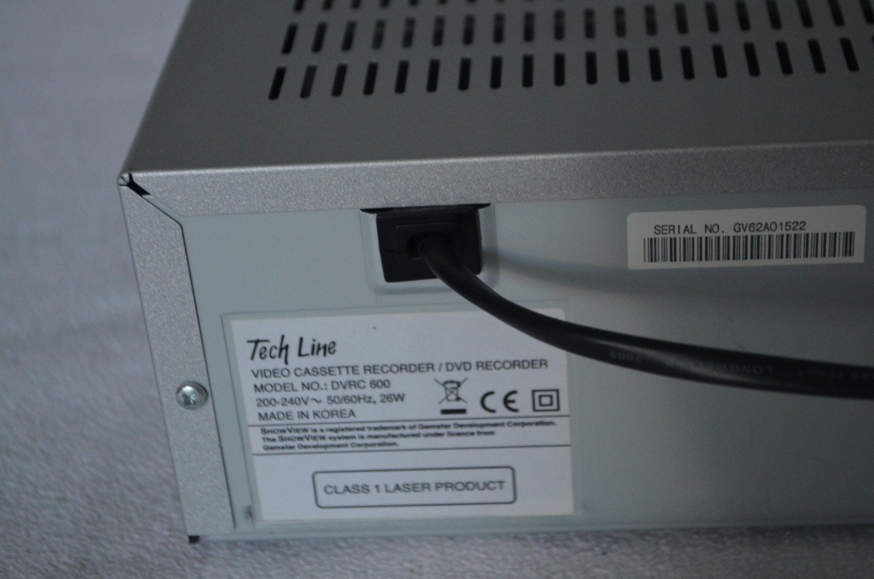 Aufnahmegeräte: TechLine DVRC 600 Videorecorder VHS /  magnétoscope – Gebraucht aus Collonges von arashee 2