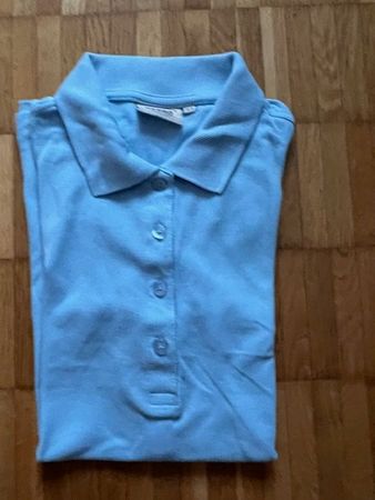 Sommerliches hellblaues Polo Shirt, HAKRO, Gr. M/9