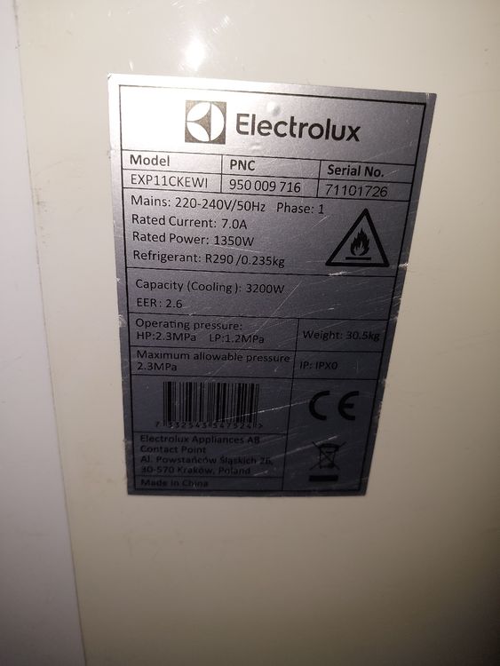 Electrolux Klimageraet EXP11CKEWI, mobil fuer heissi Tage☀️ 2
