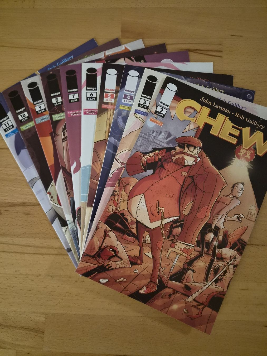 BD: CHEW #2-11 (IMAGE) – D'occasion à Biel/Bienne par collector_comics