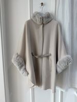 Loro Piana Salzburg Cape 100% Kaschmir und Chinchilla Fell