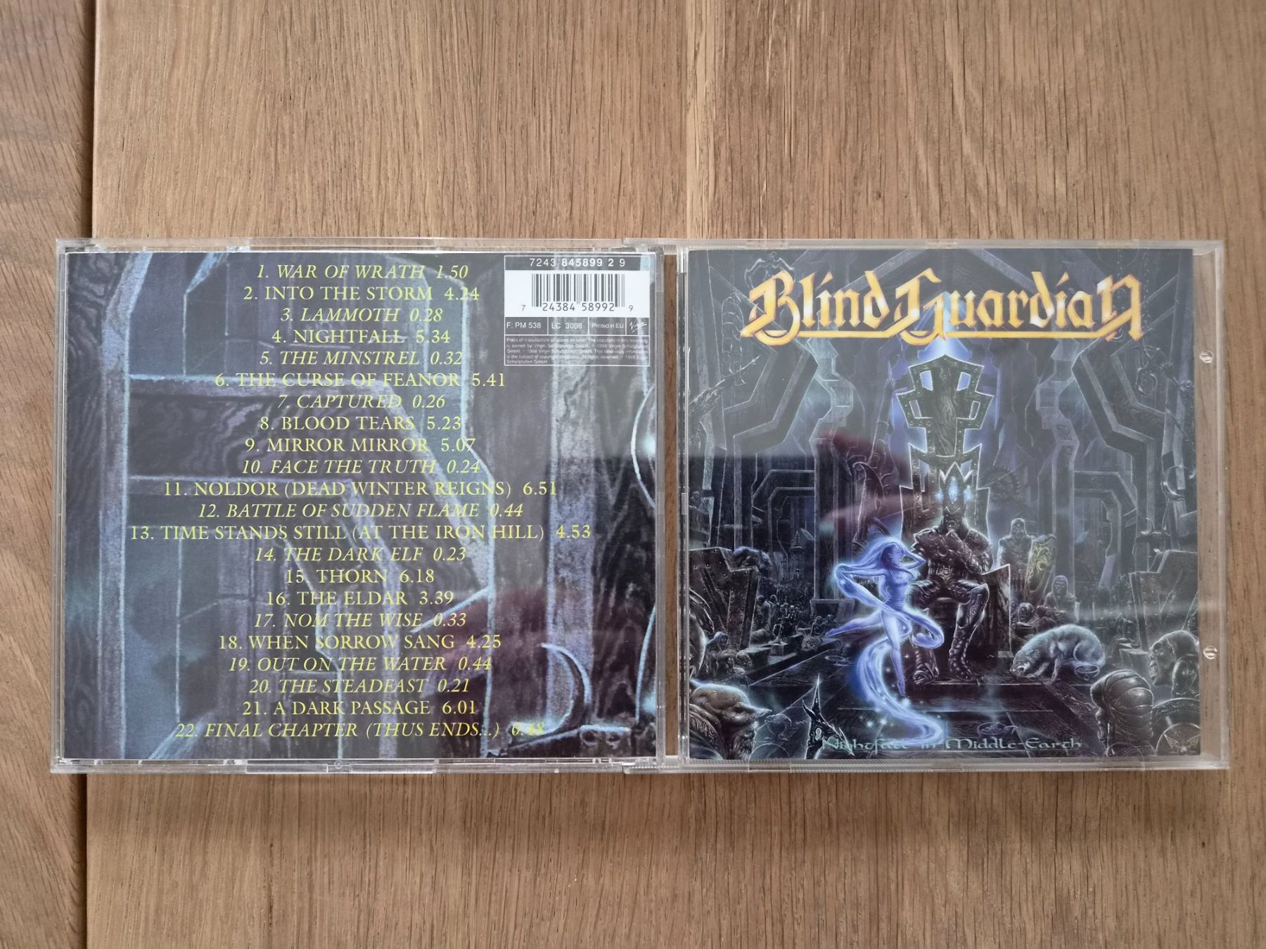 CD: CD Blind Guardian - Nightfall In Middle-Earth, 1998 – Usato da Nebikon venduto da Harley-Davidson01