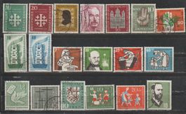 Collection timbres allemands divers lots 1956-2002
