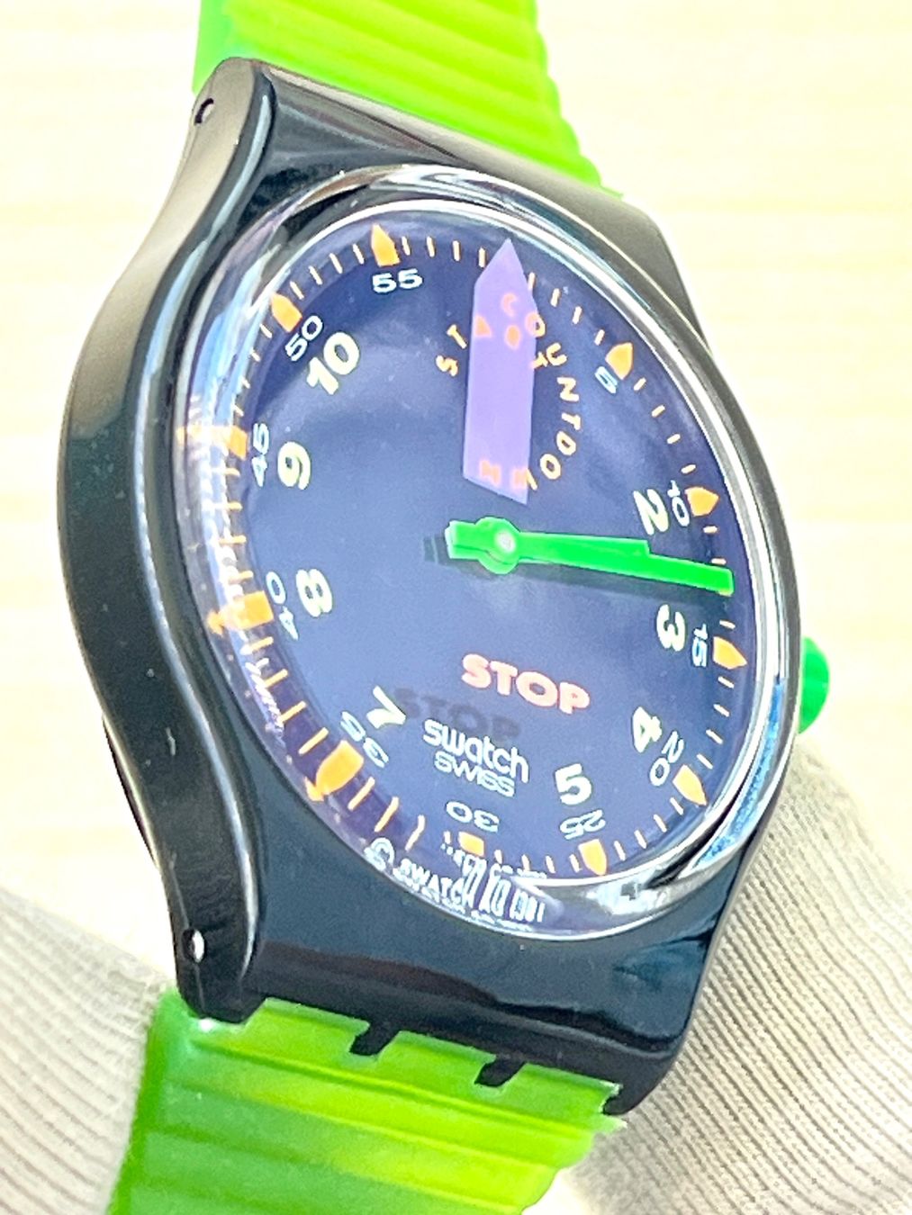 Swatch Orologi: Swatch Stopp Uhr, Sommer-Look! – Usato da Grenchen venduto da chththl 4