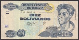 Bolivien 10 Bolivianos 2007