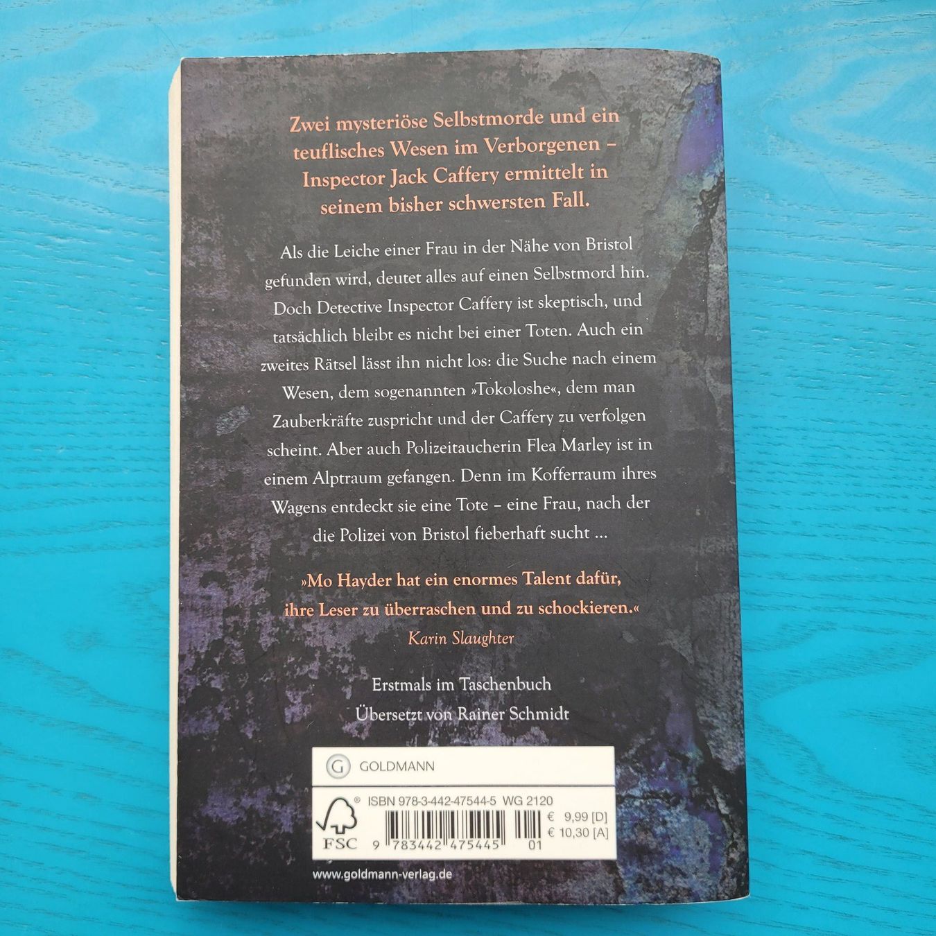 Libri: Mo Hayder- Haut – Usato da SCHÜBELBACH venduto da CoKaHa 1
