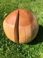 Kugel aus Kirsch HOLZ handgemachtes UNIKAT Dekoration Deko