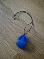 Blaue Feder Kette Anhänger