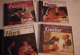 Coffret de 4 cd : piano, harpe, guitare, fl.pan