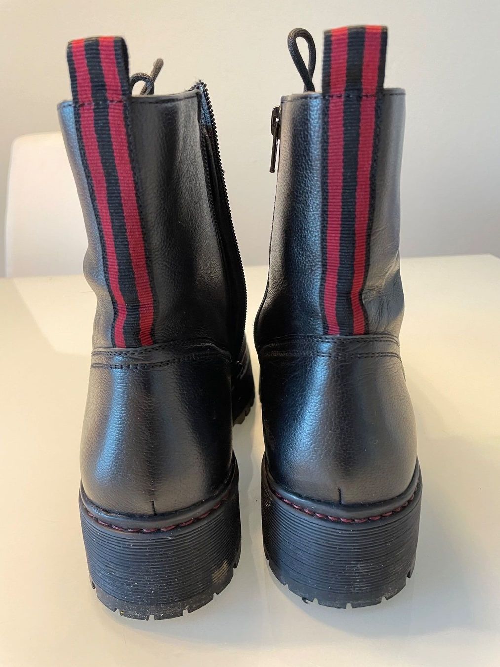 Damenschuhe: Plateau Stiefel (Leder),  Gr. 41 – Gebraucht aus Murten von janegood 3