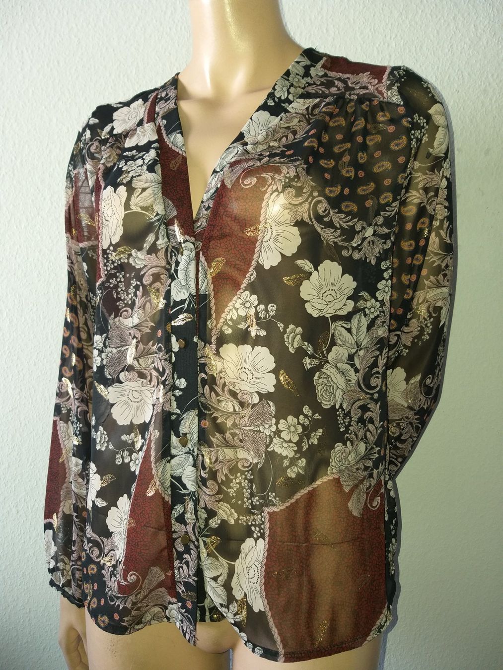 Morgan Camicette: MORGAN Blouse / Bluse (transparent) taille / Grosse 36 – Usato da Cossonay-ville venduto da Super-Price-Quality 4