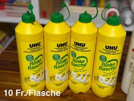 Ungeöffnet!!: UHU Grosse Nachfüllflasche Leim/Allzweckkleber