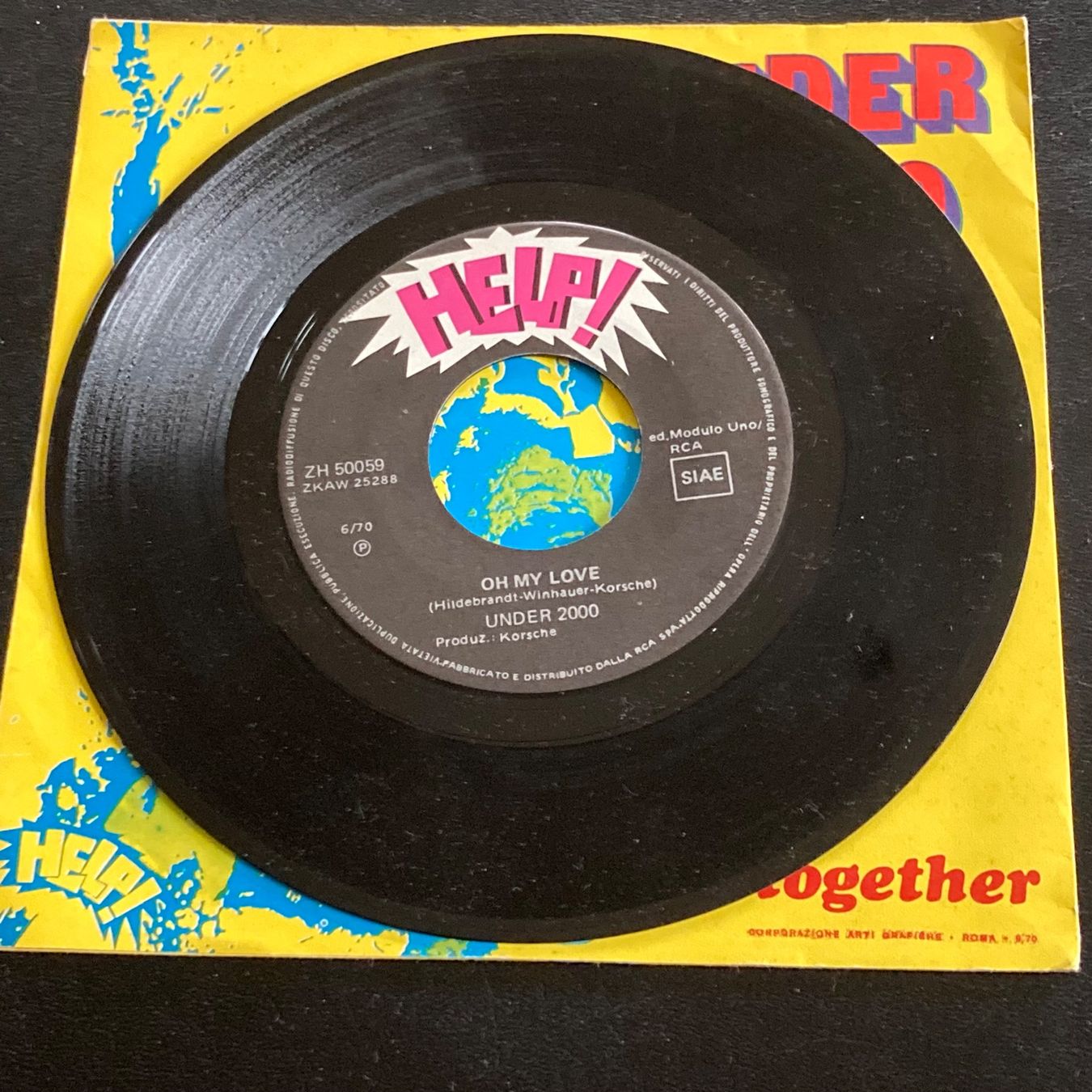 Dischi in vinile: Under 2000 - Oh My Love / Let's Get Together, 7" – Usato da Bern venduto da Ntsamina 2