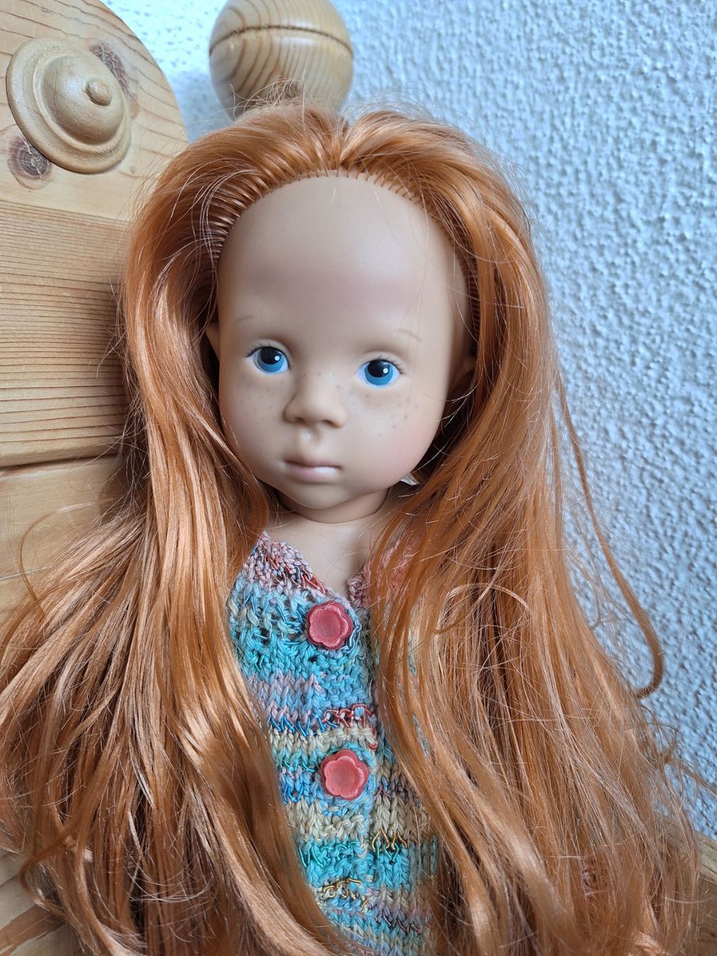 Götz Puppen: Sylvia Natterer 89 - rothaariges Puppenmädchen – Gebraucht aus Au SG von Schnuga 1