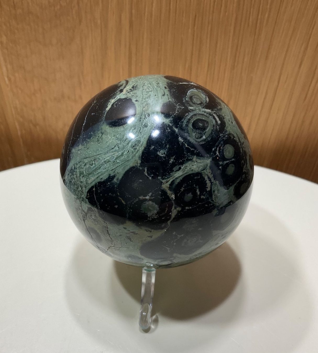 Mineralien & Heilsteine: Sehr schöne Eldarit Kugel mit Ständer aus Madagaskar – Neu (gemäss Beschreibung) aus Gibswil von BestePreis 3