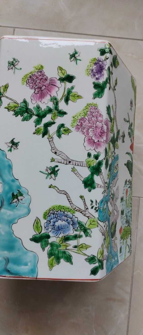 Vasen & Gefässe: Antik Chinesische Vase mit Blumen Motiv. – Gebraucht aus Schaffhausen von gbsh2013 4