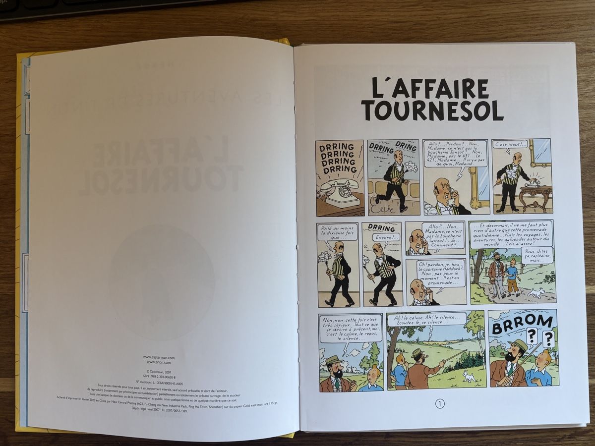 Fumetti: Tintin : L'Affaire Tournesol - petit format – Usato da Lamboing venduto da emi_l6xc 2