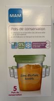 MAM Aufbewahrungsbehälter für Muttermilch/Babynahrung – 3 St