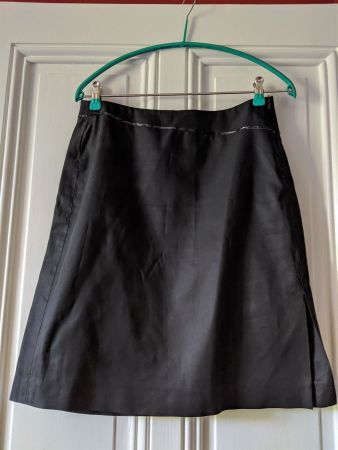 MAX & CO : Jupe de soirée en satin noir 38